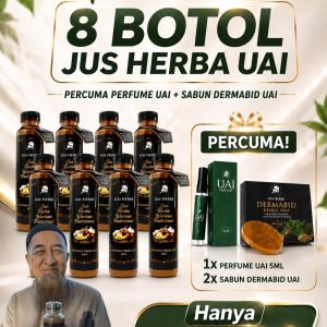 8 Botol Jus UAI Herbs